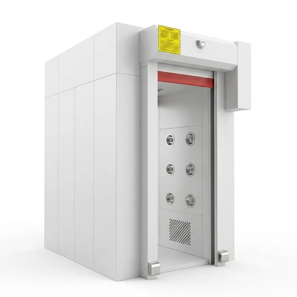 High Speed Up Door Air Shower For Person